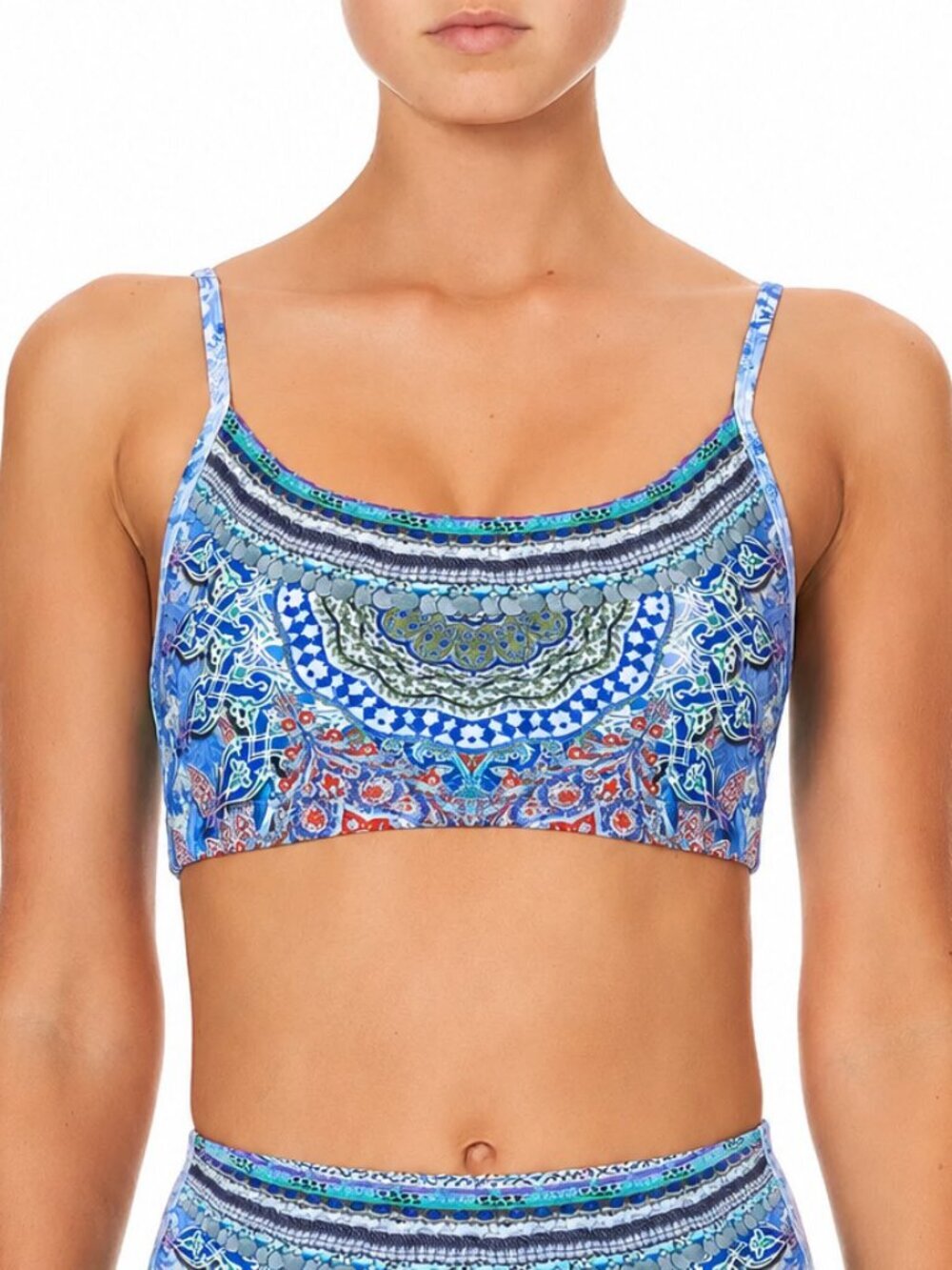 Camilla Bohemian Abstract Printed Sports Bra Size S